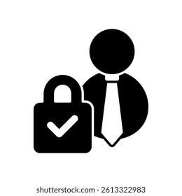 Icon a security, isolated against a clean background.