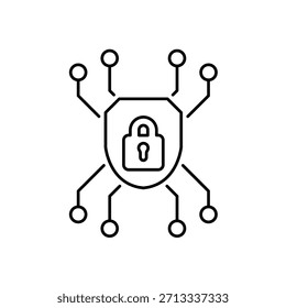 Icon a Security, isolated against a clean background.