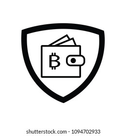 icon security wallet bitcoin