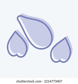 Icon Seeds. suitable for Garden symbol. two tone style. simple design editable. design template vector. simple illustration
