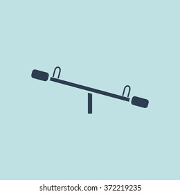 Icon of Seesaw. EPS-10.
