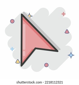 Icon Selector. related to Graphic Design Tools symbol. Comic Style. simple design editable. simple illustration. simple vector icons