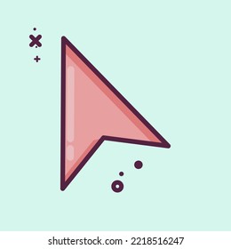 Icon Selector. related to Graphic Design Tools symbol. MBE style. simple design editable. simple illustration. simple vector icons