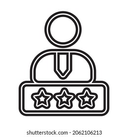 icon Self Improvement line elegant and simple, good for mobile apps and web design