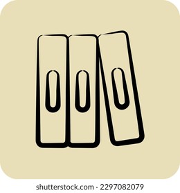 Icon Self Study. related to Education symbol. glyph style. simple design editable. simple illustration