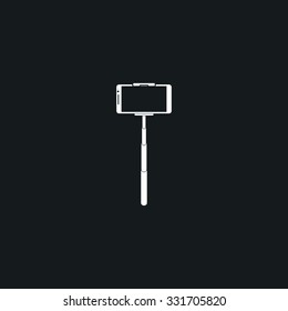 Icon for Selfie monopod with the phone.