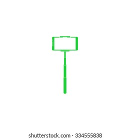 Icon for Selfie monopod with the phone.
