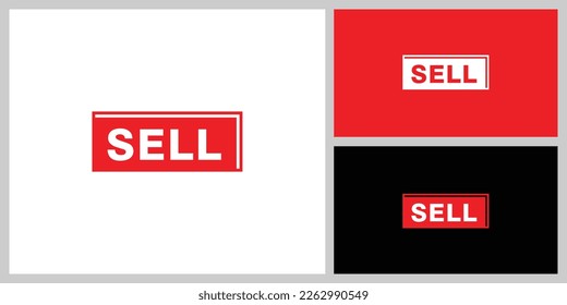 icon sell logo vector design template