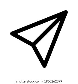 Icon Send With Style Outline