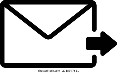 Icono de enviar mensaje de correo electrónico