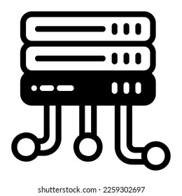 Servidor de iconos Ilustración puede utilizarse para la información de la aplicación web, etc