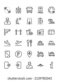 Icon Set 30 isolated on white background