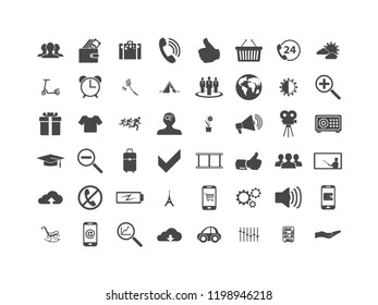 Icon set of 48 icons