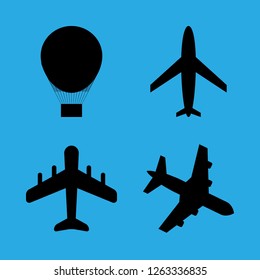  icon set about air war, airplane and air plane vector set