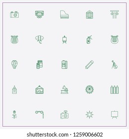icon set about art with keywords gramophone, wall picture and vase