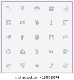 icon set about art with keywords libra, butterfly in jar and mirror