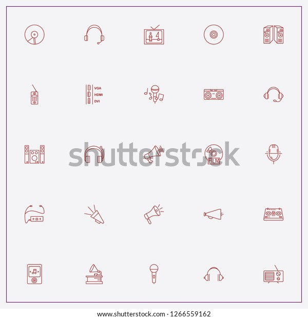 icon set about audio with keywords retro tape, music\
plate and compact disk