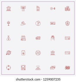 icon set about banking with keywords money check, earnings and coins