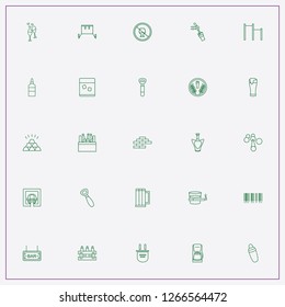 icon set about bar with   beer glass, billiard and cognac