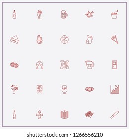 icon set about bar with keywords pub doors, pressure gauge and party
