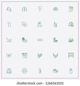 icon set about beauty with keywords massage, cactus in pot and jacket