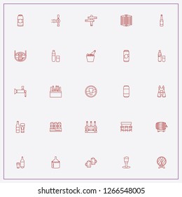 icon set about beer with keywords beer tank, bottle of beer and beer bottle