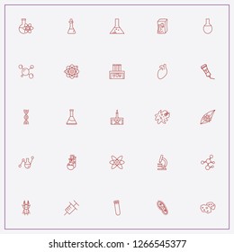 icon set about biology with keywords chemical tube, amoeba and chemical flask