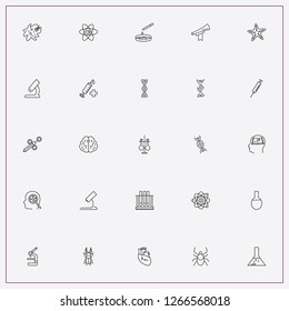 icon set about biology with keywords laboratory test, heart organ and laboratory flask