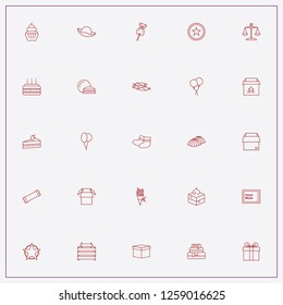 icon set about birthday with keywords carnival hat, star logo and libra