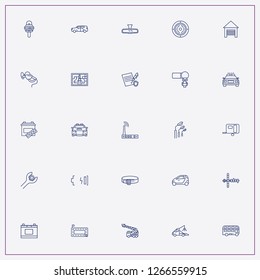 icon set about car with keywords police car, wrecker and auto navigation