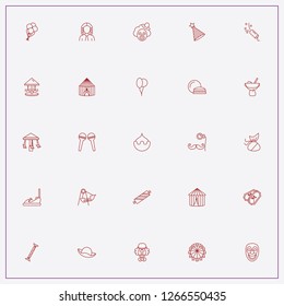 icon set about carnival with keywords circus ticket, carnival hat and candy