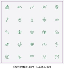 icon set about carnival with keywords merry go round, ferris wheel and candies