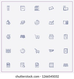 icon set about catalog with keywords book, file and palette
