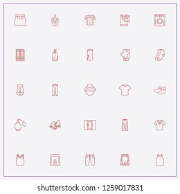 icon set about clothes with keywords baby socks, wshing machine and socks