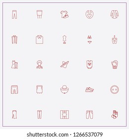 icon set about clothes with keywords swimsuit, gumshoes and socks