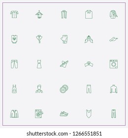 icon set about clothes with keywords dress, sombrero and pirate hat