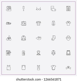 icon set about clothes with keywords socks, gumshoes and shirt