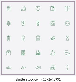 icon set about clothes with keywords basketbal shirt, wardrobe and baby loose jacket