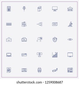 icon set about computer with keywords data connection, accountant and local network