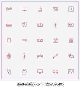 icon set about computer with keywords hard disk, credit card and electronic commerce bag