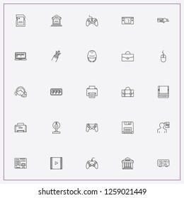 icon set about computer with keywords computer web camera, credit card and laptop