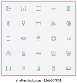 icon set about computer with keywords television ports, security lock and computer case box