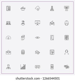 icon set about computer with keywords television monitor, house security alarm and cloud transfer