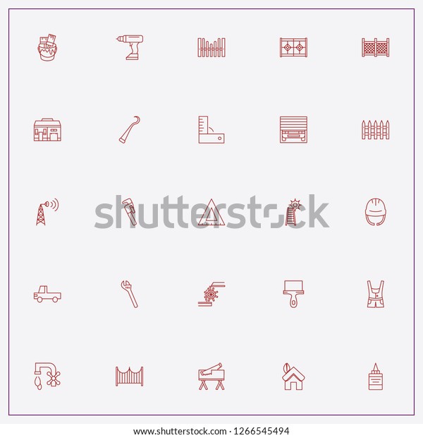 icon set about construction with keywords wrench,\
construction scale and\
glue