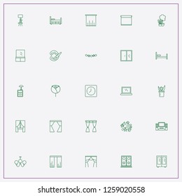 icon set about decor with keywords console mirror, wardrobe with mirror and chandelier