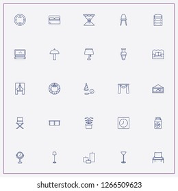 icon set about decor with keywords sofa, candles and christmas wreath