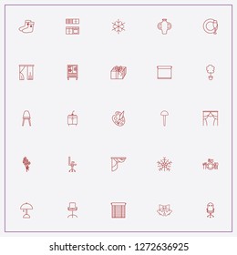 icon set about decor with keywords sink stand, eve socks and hairpin