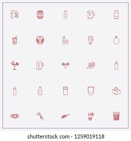 icon set about drink with keywords beer, electric kettle and can