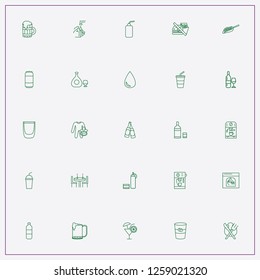icon set about drink with keywords fireplace, coffee machine and bottle