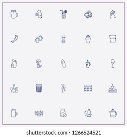 icon set about drink with keywords cup of coffee, sportt nutrition and beer
